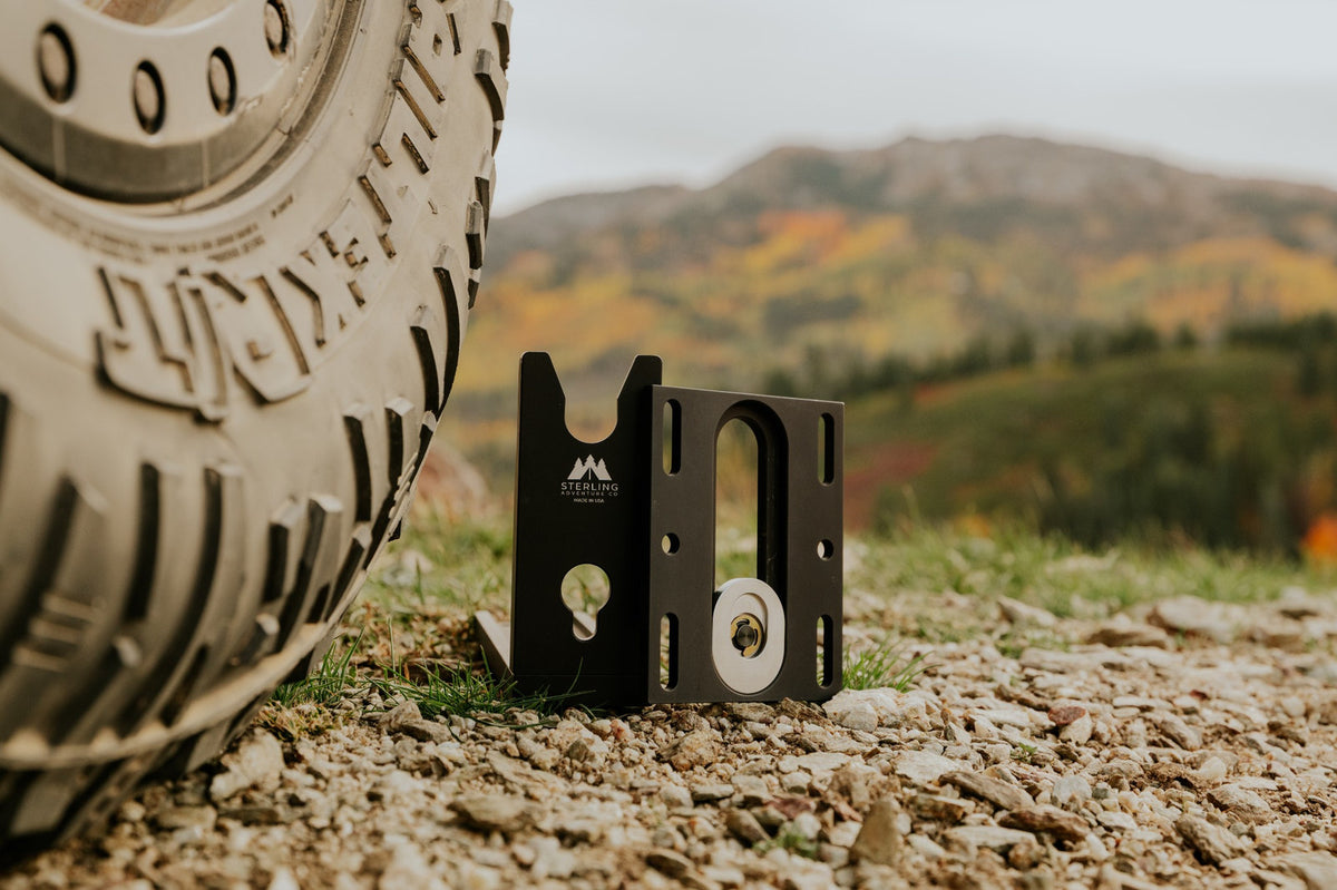 Universal Extended & Adjustable Height Quick-Release Awning Mounts — CNC Machined in the USA