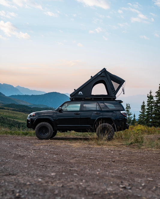 Lightweight Wasatch Lite tent on 4runner