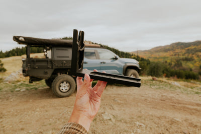 Universal Extended & Adjustable Height Quick-Release Awning Mounts — CNC Machined in the USA