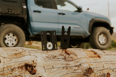 Universal Extended & Adjustable Height Quick-Release Awning Mounts — CNC Machined in the USA