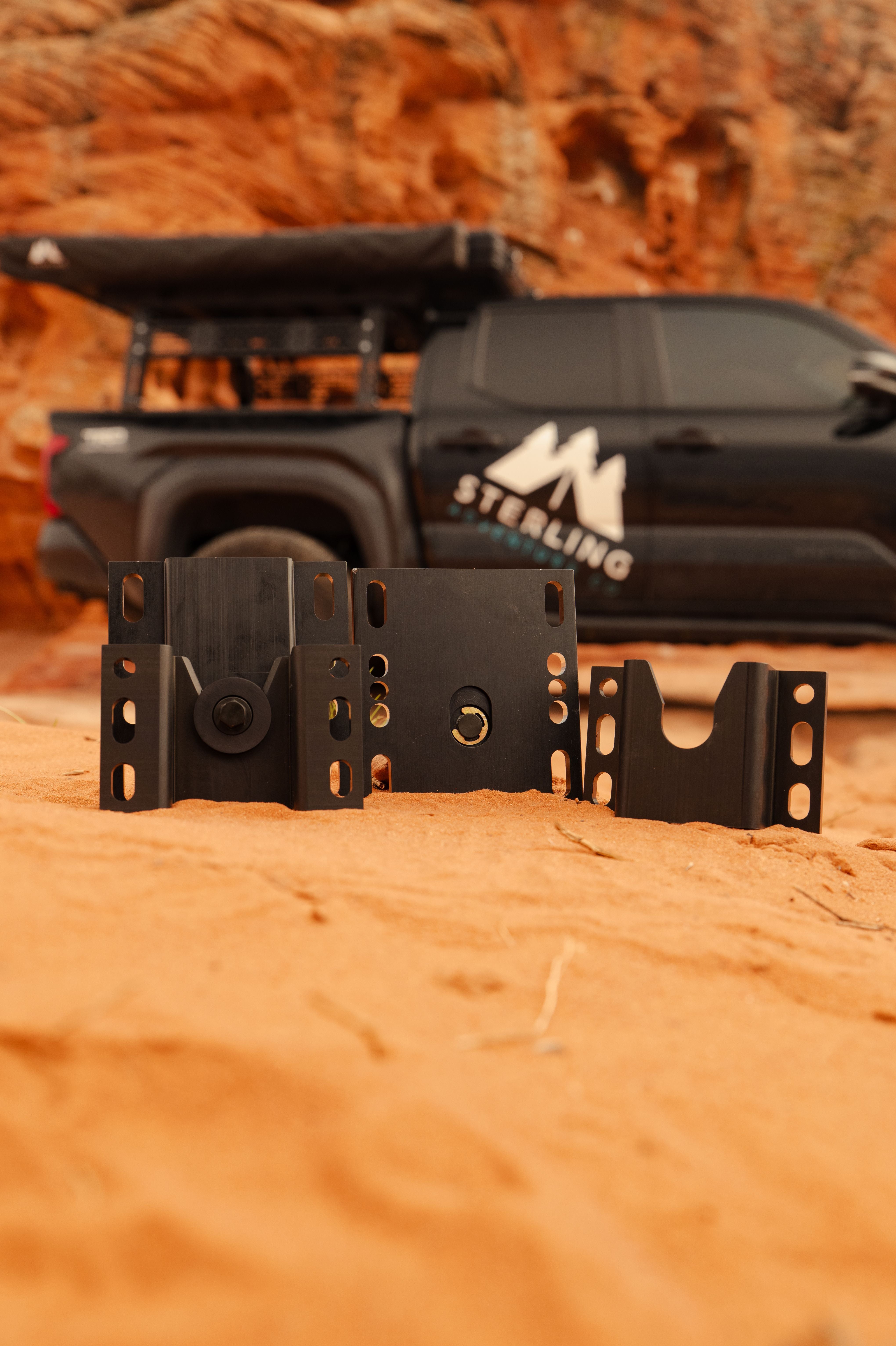 Wasatch Quick-Release Awning Mounts — CNC Machined in the USA
